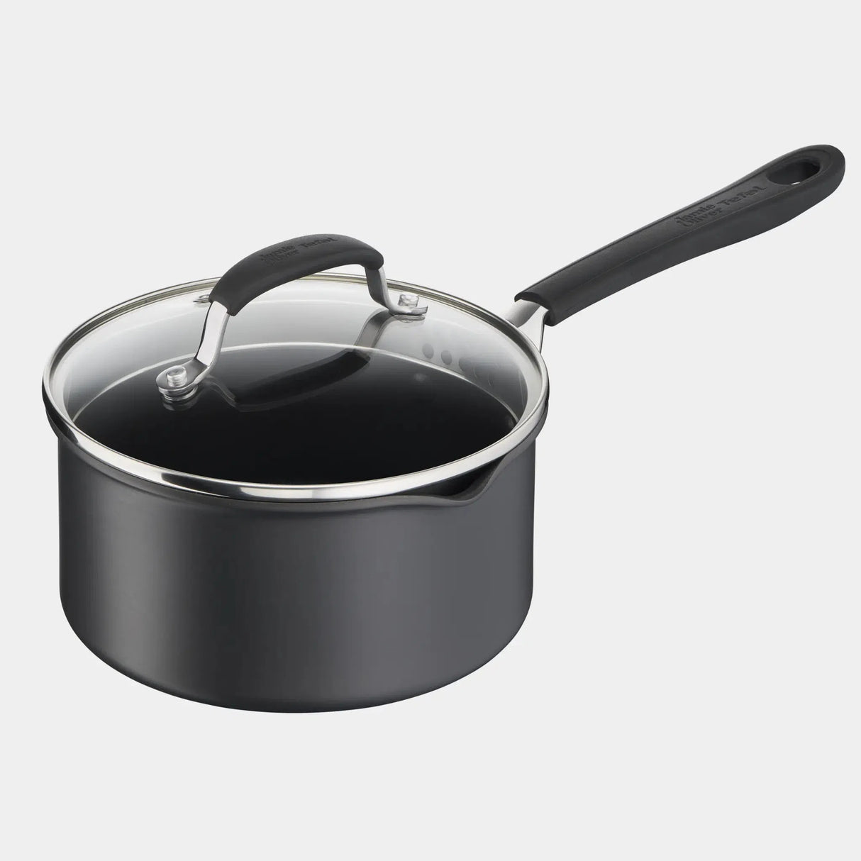 Tefal Jamie Oliver kasserolle 2 L med låg - Hard Anodised-Ritz Isenkram