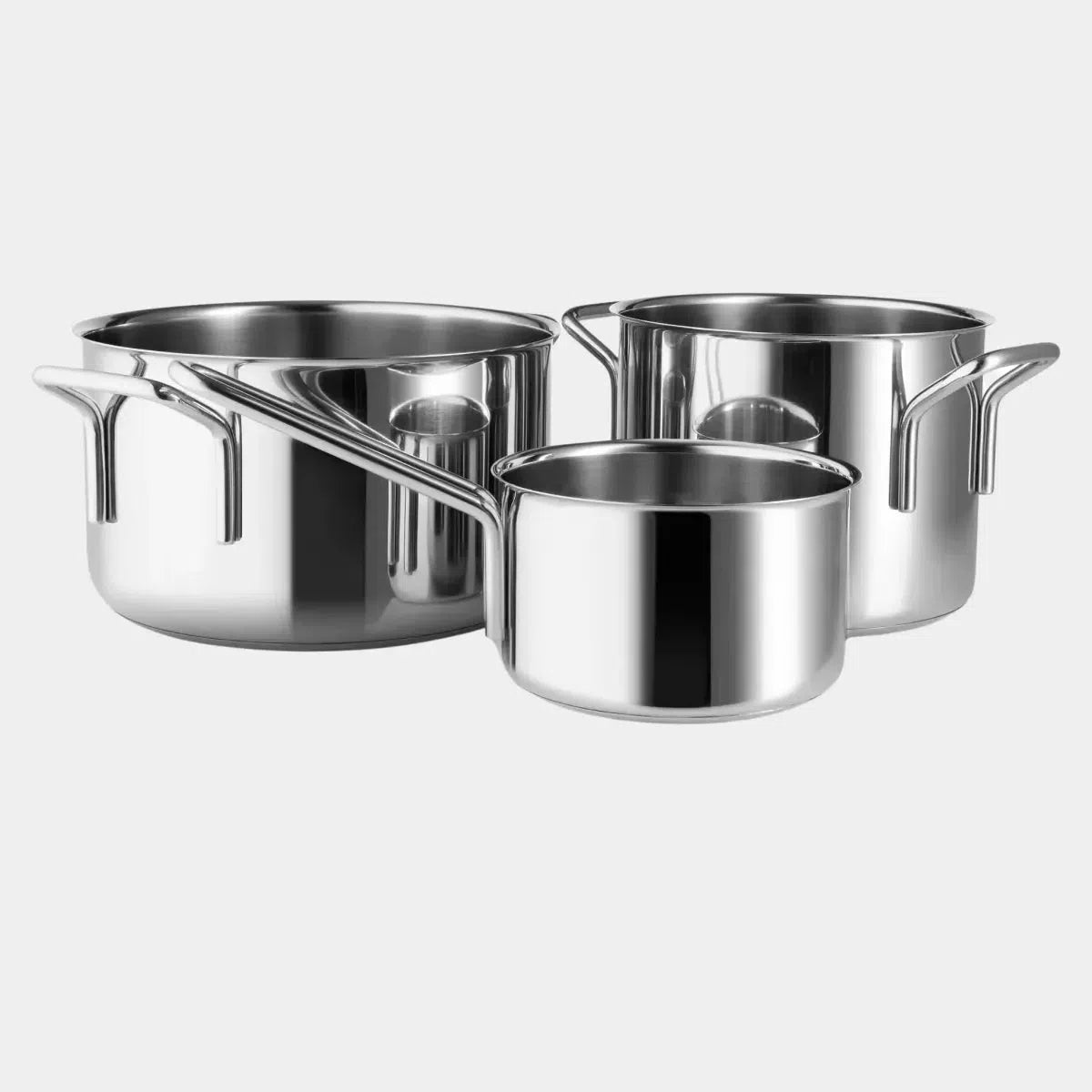 Eva Trio Grydesæt 3 dele - Rustfrit Stål-Ritz Isenkram