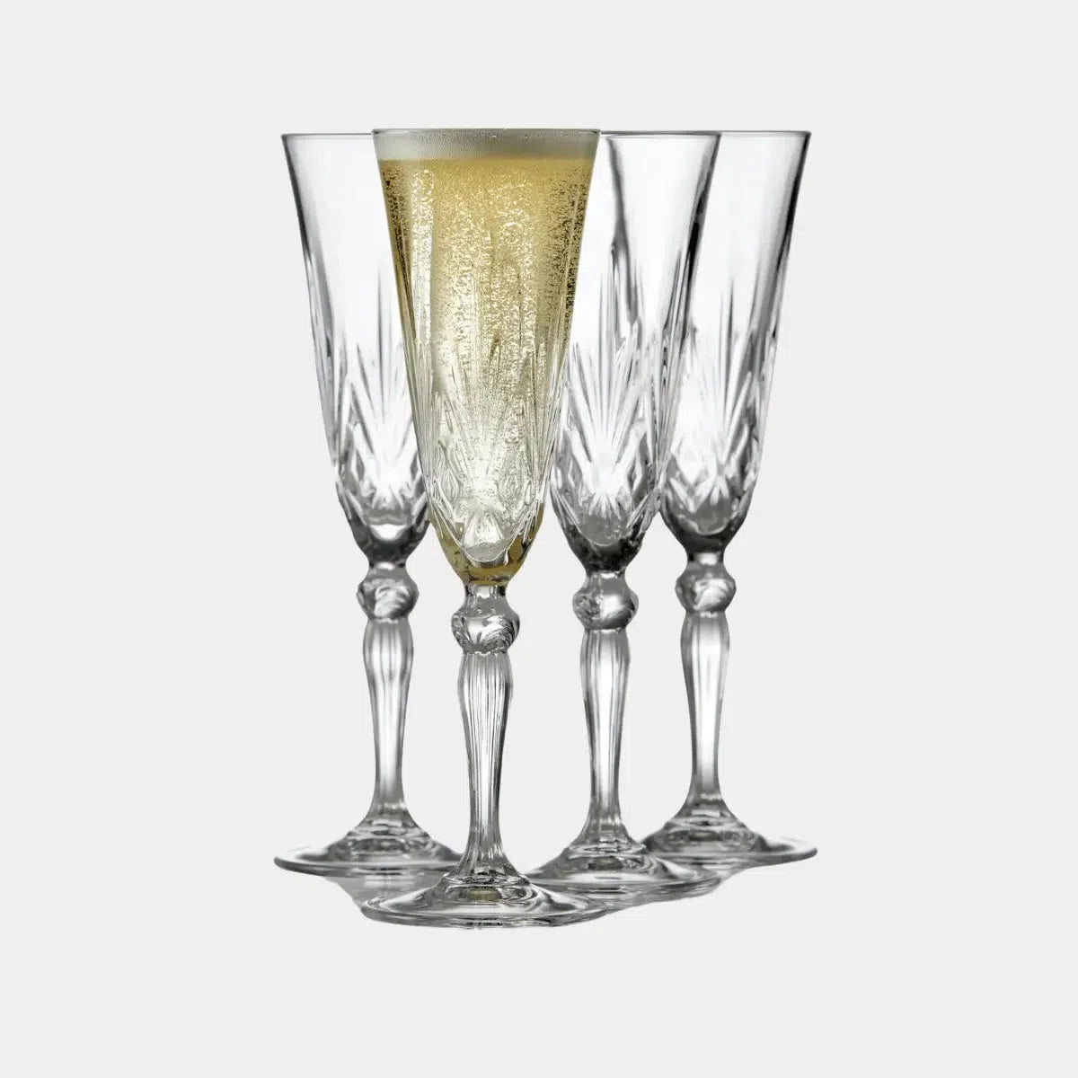 Lyngby Melodia Champagneglas 16 cl 4 stk.-Ritz Isenkram