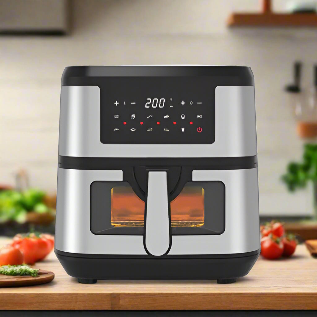 Conzept Air Fryer 7,5L digital med vindue 1800 W