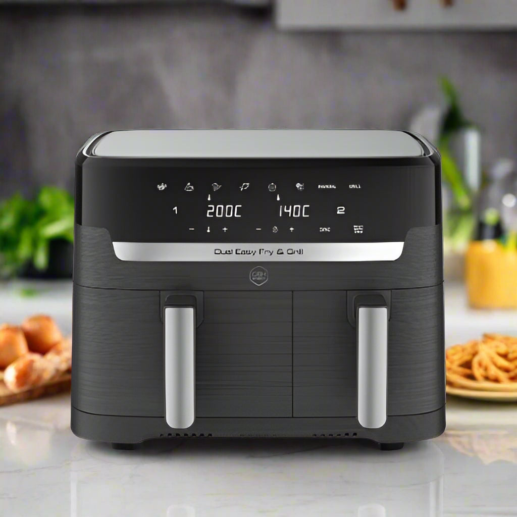 OBH Air fryer Dual Easy Fry & Grill Black
