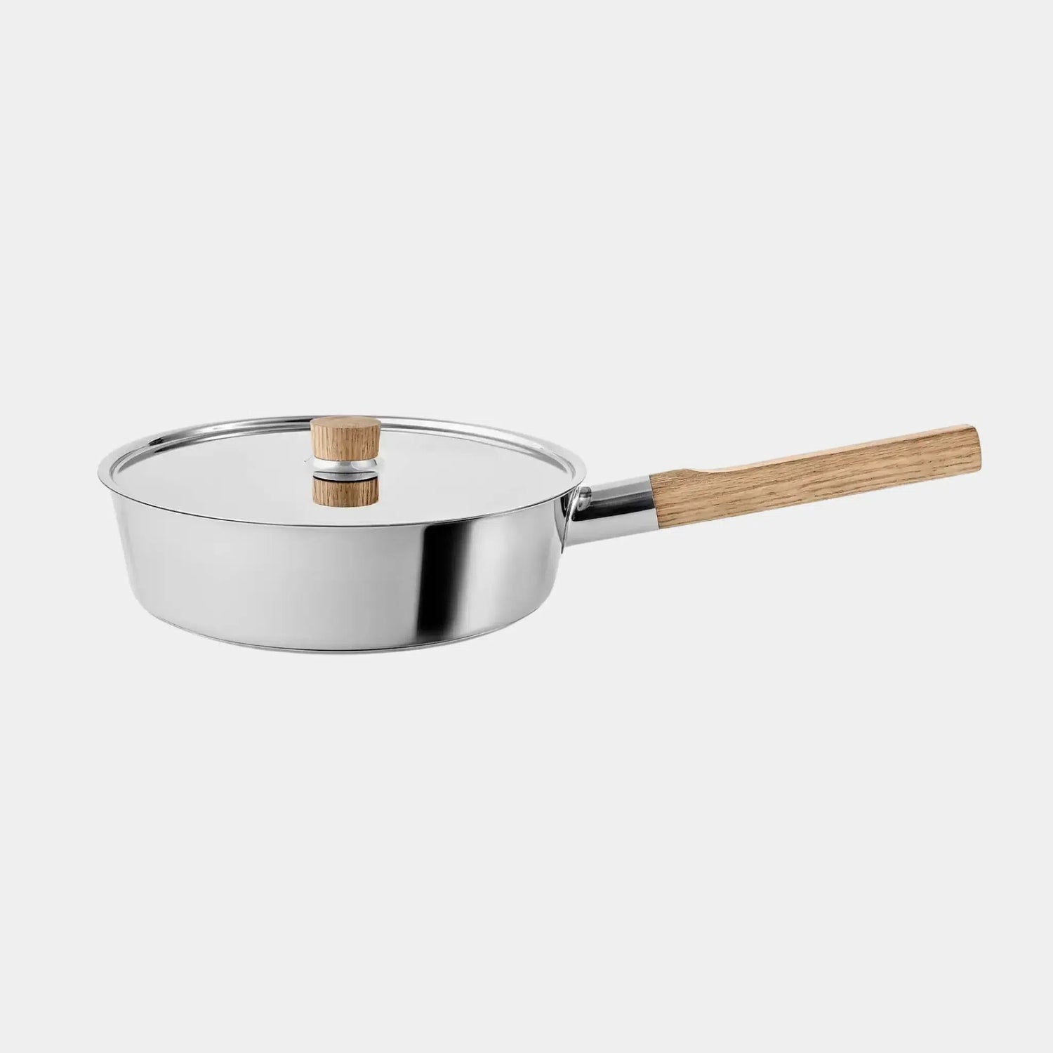 Eva Solo Nordic Kitchen Sauterpande Ø 24 cm med Låg - Rustfrit Stål-Eva Solo