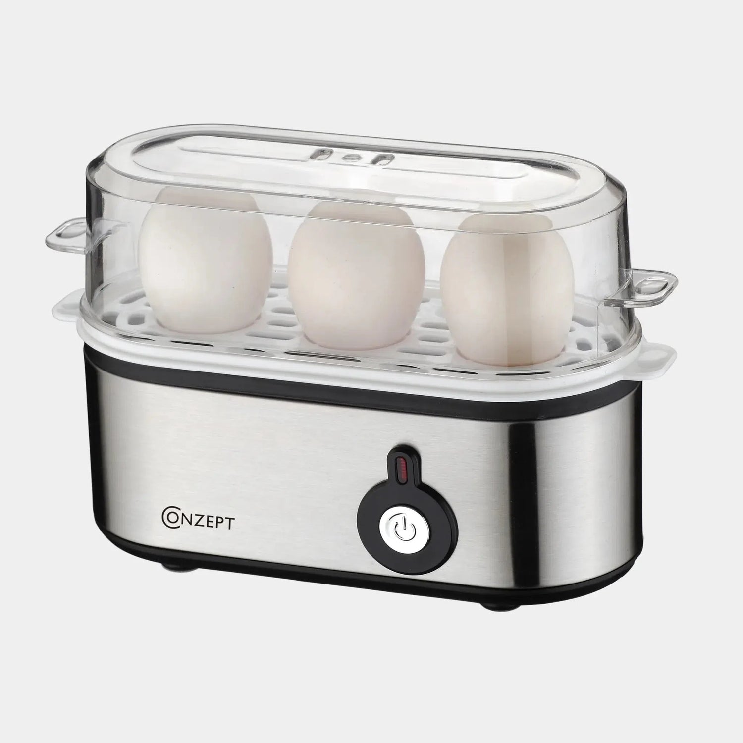 Conzept Æggekoger stål til 3 æg-Ritz Isenkram