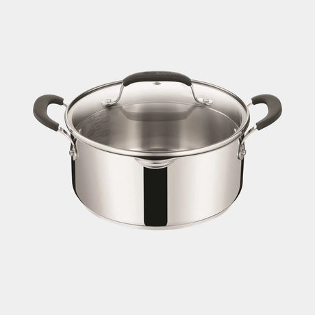 Tefal Jamie Oliver Gryde 24 cm / 5,2 L med Låg – Rustfrit Stål-Ritz Isenkram