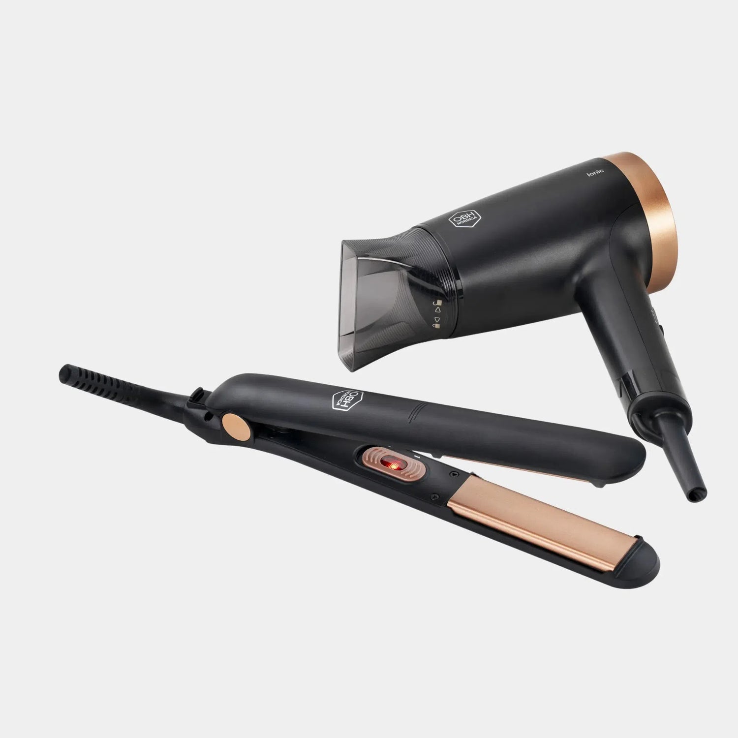OBH Nordica Glam Styling Kit hårtørrer og fladjern-Ritz Isenkram