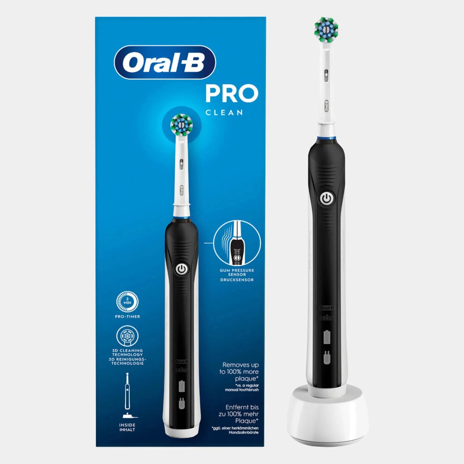 Oral B tandbørste Pro Clean sort-Ritz Isenkram