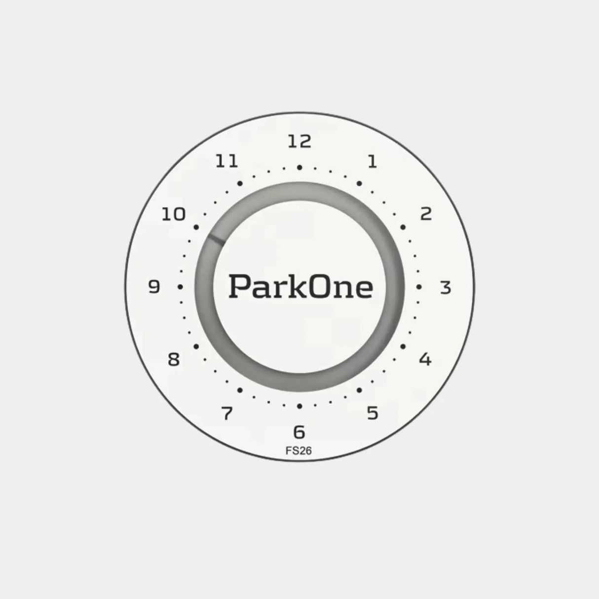 ParkOne 2 parkeringsskive hvid-Ritz Isenkram